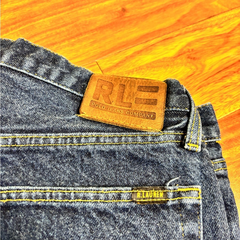 Vintage RL Polo Dark Wash Jeans 36x32 - Picture 5 of 7